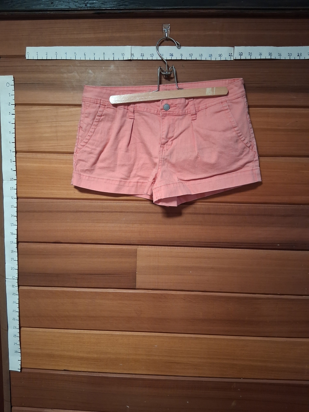 🙌American Rag Casual Pleated Jean Shorts with Front Pockets
